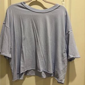 FP Movement by Free People Light Blue Short Sleeve Tee